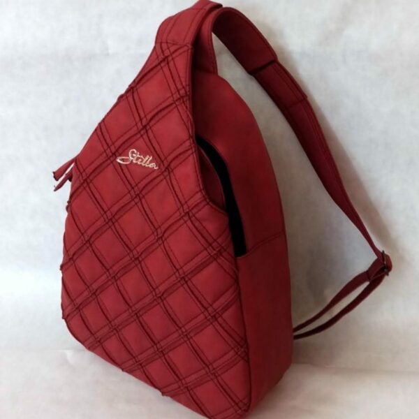 Sling bag white red