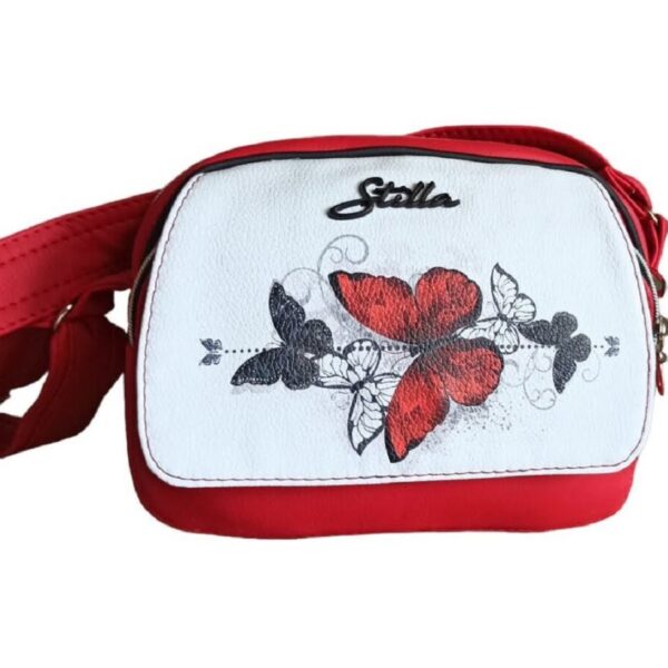 Mini crossbody Red butterfly